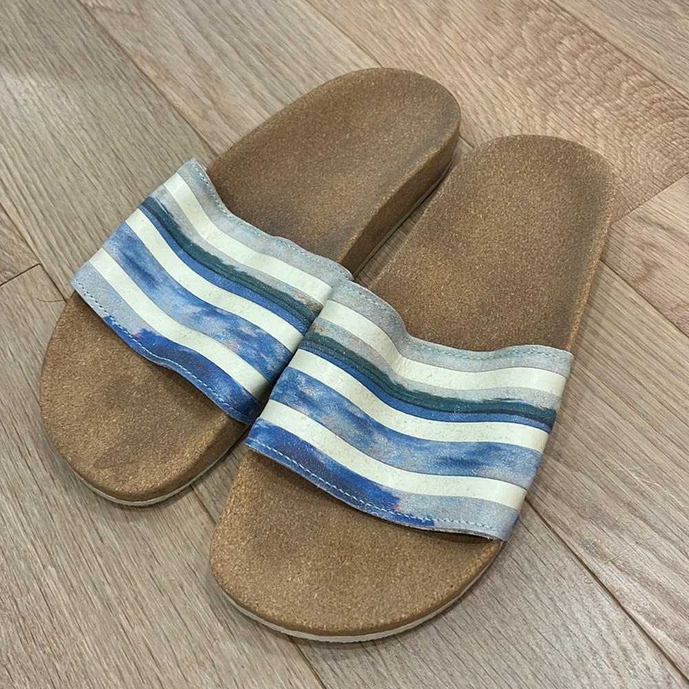 Limited edition. Adidas Cork slip ons. US 6 ~sz 8/8.5